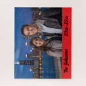 Puzzle photo simple moderne d'anniversaire (Vertical)