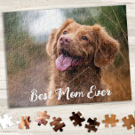 Puzzle Photo simple moderne photo personnalisée Chien de<br><div class="desc">Vous cherchez une façon unique et personnalisée de capturer vos précieux souvenirs avec votre famille, vos amis et vos animaux de compagnie? Ne cherchez pas plus loin que notre puzzle moderne et simple avec vos photos et portraits préférés! Que vous soyez un amoureux des chiens ou que vous soyez à...</div>
