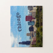 Puzzle Photo Skyline de Chicago City (Vertical)