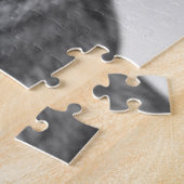 Puzzle Photo sur mesure Carlin noir blanc Chien chiot pho (Côté)