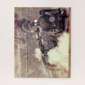 Puzzle Photo sur mesure et spectaculaire de la locomotive (Vertical)