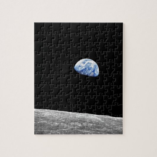 Puzzle Photo sur orbite lunaire Apollo 8 de la NASA (Vertical)