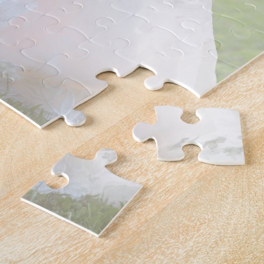 Puzzle Photo wedding couple personalized (Côté)