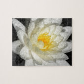 Puzzle Photo White Water Lily (Horizontal)