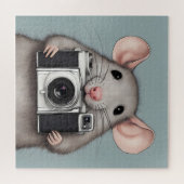 Puzzle Photographe de Cute Rat (Horizontal)