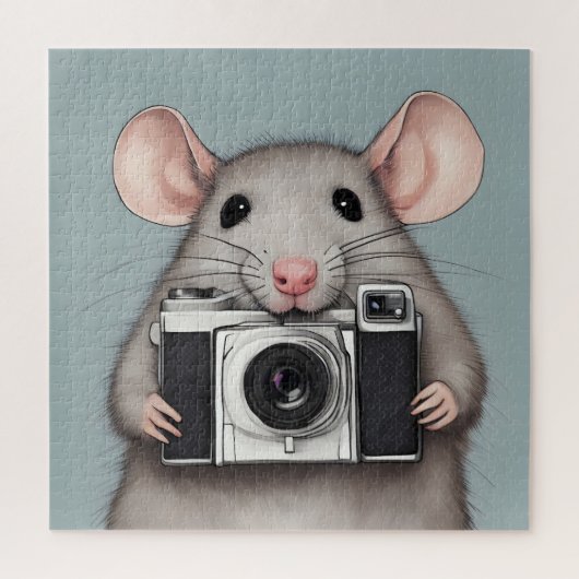 Puzzle Photographe de Cute Rat (Vertical)