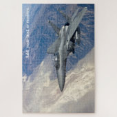 Puzzle photographe F-15 strike Eagle fighter jet aircraft (Vertical)