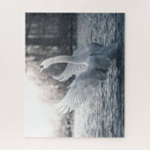 Puzzle Photographie de la nature du cygne blanc (Vertical)
