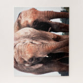 Puzzle Photographie des éléphants Extraordinaires (Vertical)
