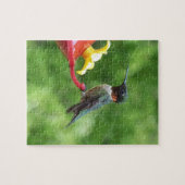 Puzzle Photographie d'oiseau de colibri à gorge rubis (Horizontal)