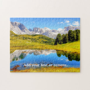 Puzzle Photographie d'un paysage montagneux pittoresque,