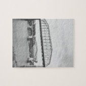 Puzzle Photographie noire et blanche de double pont (Horizontal)