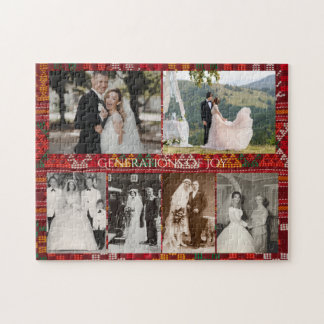 Puzzle Photos de Mariage Personnalisés Générations de Joi