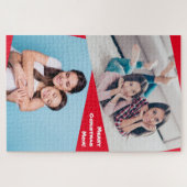 Puzzle Photos personnalisées pour Noël maternel (Horizontal)