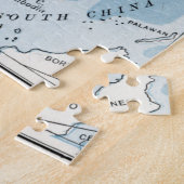 Puzzle Physical Map of Asia (Côté)
