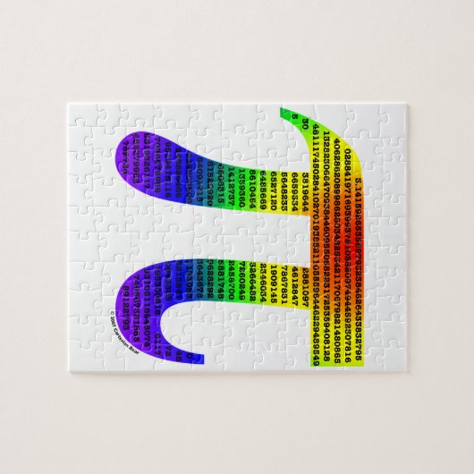 Puzzle Pi #2 d'Evan (Horizontal)