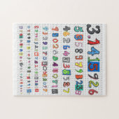 Puzzle Pi coloré (Horizontal)