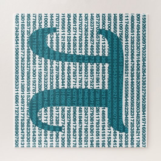 Puzzle Pi Day Math Nerd (Horizontal)