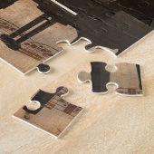 Puzzle Piano à queue avec des notes de musique (Côté)