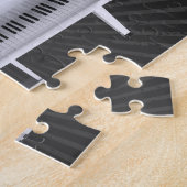 Puzzle : Piano à queue blanc (Côté)