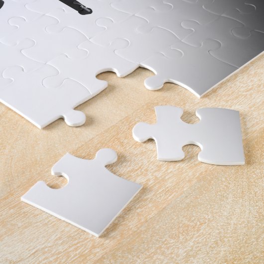 Puzzle : Piano à queue noir (Côté)