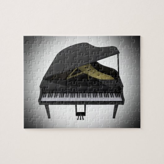 Puzzle : Piano à queue noir (Horizontal)