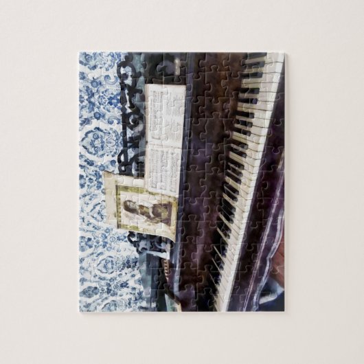 Puzzle Piano Closeup (Vertical)