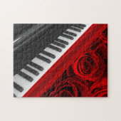 Puzzle Piano et roses (Horizontal)