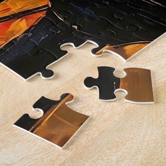 Puzzle Piano Player - Peinture à l'huile (Côté)