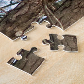 Puzzle Pic à tête rouge mâle (Côté)