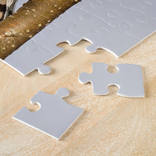 Puzzle Pic Downy sur l'arbre à poires (Côté)