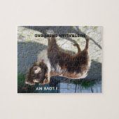 Puzzle PIC rouge de l'amour W de berger australien tri (Horizontal)