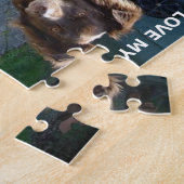 Puzzle PIC rouge de l'amour W de berger australien tri (Côté)