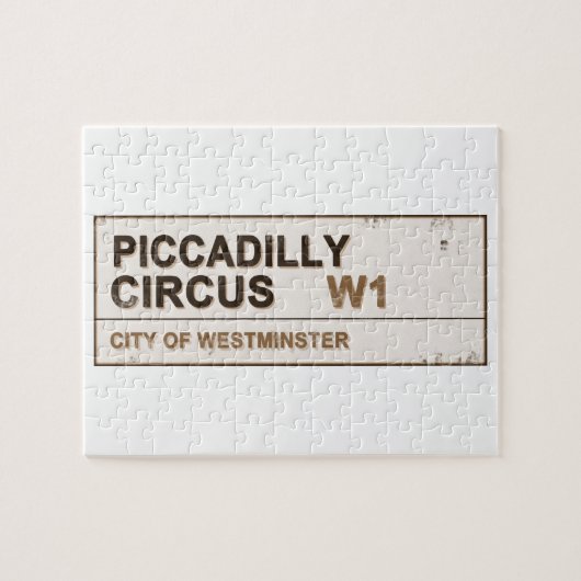 Puzzle Piccadilly Circus London - Vintage (Horizontal)