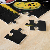 Puzzle Pickle Jouant au Pickleball (Côté)