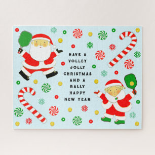 Puzzle Pickleball Noël cadeau de vacances