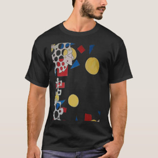 Puzzle Piece Autism Awareness Moon Face T-shirt