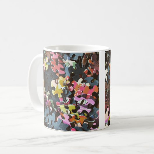 Puzzle Pièce café Mug (Devant gauche)