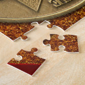 Puzzle Pièce commémorative de 2 ans de sobriété pailletée (Côté)