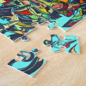 Puzzle Pièce de graffiti coloré (Côté)
