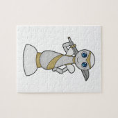 Puzzle Pièce d'échecs Épée de Paon Échecs (Horizontal)