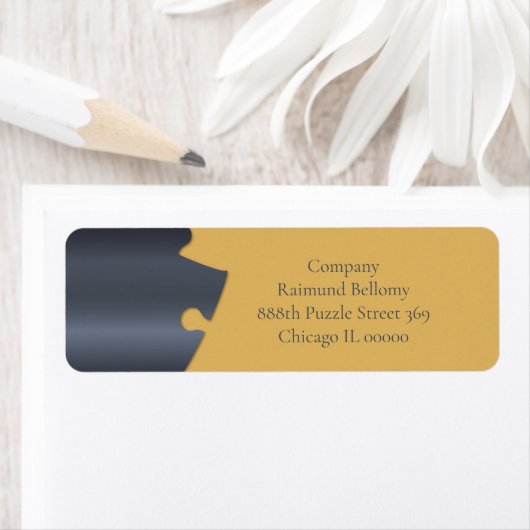 Puzzle Piece Etiket (Insitu)