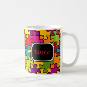 Puzzle Piece Personalized Mug Koffiemok
