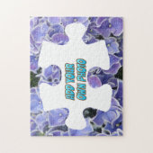 Puzzle Piece Puzzle : Blue Hydrangea, Ajouter sa p (Vertical)
