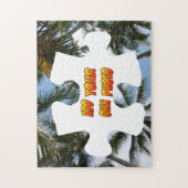 Puzzle Piece Puzzle: Palm Trees, voeg eigen foto t Legpuzzel (Verticaal)