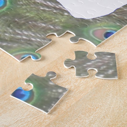 Puzzle Pièce Puzzle : Peacock Feathers, ajouter Ph (Côté)