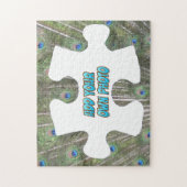 Puzzle Pièce Puzzle : Peacock Feathers, ajouter Ph (Vertical)