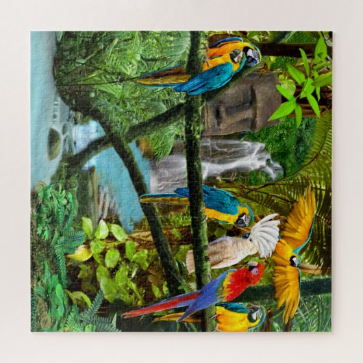 PUZZLE PIÈCES DE LA JUNGLE CACHÉE (Horizontal)