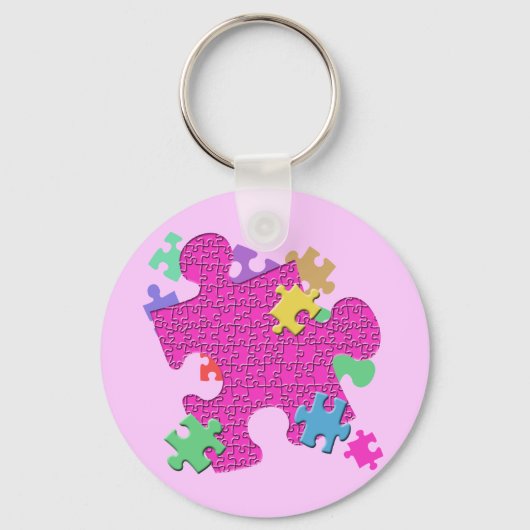 PUZZLE PIECES SLEUTELHANGER (Voorkant)