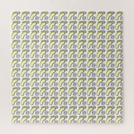 Puzzle Pied bébé doré (Vertical)